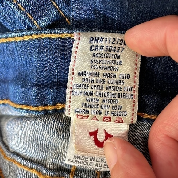 NWT. True Religion Rancher Raegan Reclaimed Flare Leg Jeans Women’s-27. - Picture 7 of 16